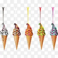 多彩简约冰淇淋-空若网 多彩简约冰淇淋-空若网