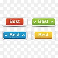 网页按钮装饰矢量-空若网 网页按钮装饰矢量-空若网