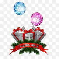 新年礼物气球素材-空若网 新年礼物气球素材-空若网