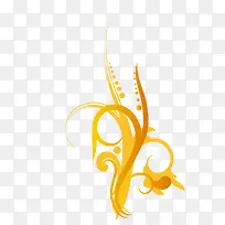 橙色树枝装饰背景-空若网 橙色树枝装饰背景-空若网