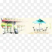 手绘主题背景-空若网 手绘主题背景-空若网