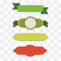 彩色丝带标签-空若网 彩色丝带标签-空若网