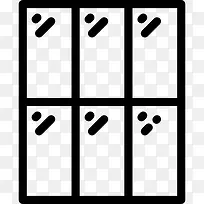 玻璃墙图标-空若网 玻璃墙图标-空若网