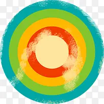 彩色圆形靶标-空若网 彩色圆形靶标-空若网