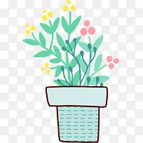 卡通盆栽-空若网 卡通盆栽-空若网