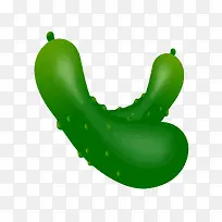 手绘青瓜素材-空若网 手绘青瓜素材-空若网