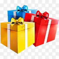 彩色方形礼品盒-空若网 彩色方形礼品盒-空若网