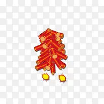 春节鞭炮装饰高清免抠图素材-空若网 春节鞭炮装饰高清免抠图素材-空若网