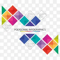 矢量彩色方块装饰图案-空若网 矢量彩色方块装饰图案-空若网