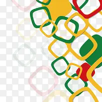 矢量彩色方块装饰图案-空若网 矢量彩色方块装饰图案-空若网