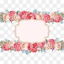 矢量个性时尚花朵边框-空若网 矢量个性时尚花朵边框-空若网