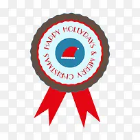 寒假标签矢量图-空若网 寒假标签矢量图-空若网