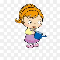 卡通可爱女孩浇花矢量插画-空若网 卡通可爱女孩浇花矢量插画-空若网