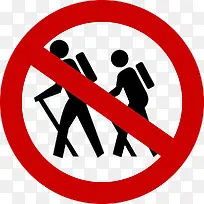 禁止攀登安全防范标志-空若网 禁止攀登安全防范标志-空若网