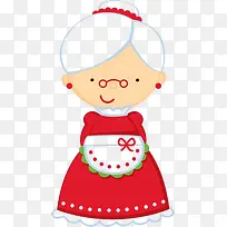 可爱的卡通老奶奶-空若网 可爱的卡通老奶奶-空若网