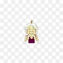 一个可爱的老奶奶-空若网 一个可爱的老奶奶-空若网