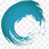 蓝色墨迹矢量手绘素材-空若网 蓝色墨迹矢量手绘素材-空若网