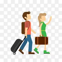 扁平化旅游素材矢量-空若网 扁平化旅游素材矢量-空若网