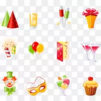 生日蛋糕派对剪贴画-柠檬水-空若网 生日蛋糕派对剪贴画-柠檬水-空若网