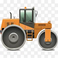 压路机png矢量素材-空若网 压路机png矢量素材-空若网