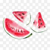 水彩西瓜-空若网 水彩西瓜-空若网