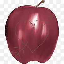 平安夜苹果爱心装饰图案-空若网 平安夜苹果爱心装饰图案-空若网