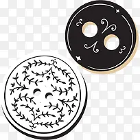 纽扣韩国PNG矢量素材-空若网 纽扣韩国PNG矢量素材-空若网