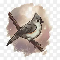 矢量水彩小鸟-空若网 矢量水彩小鸟-空若网