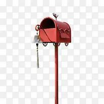 红色的邮箱-空若网 红色的邮箱-空若网