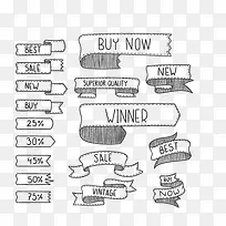 手绘 标签 手写文字 装饰图案-空若网 手绘 标签 手写文字 装饰图案-空若网