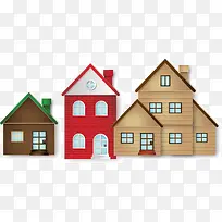 多彩卡通楼房-空若网 多彩卡通楼房-空若网
