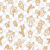 磨菇蔬菜背景素材-空若网 磨菇蔬菜背景素材-空若网