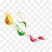 创意漂浮水果素材图案-空若网 创意漂浮水果素材图案-空若网