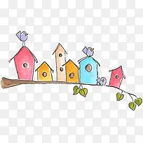 彩色房子-空若网 彩色房子-空若网