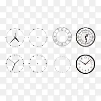 海报卡通时尚钟表效果-空若网 海报卡通时尚钟表效果-空若网