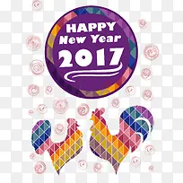 矢量图鸡年-空若网 矢量图鸡年-空若网