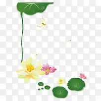 春节荷花小年素材-空若网 春节荷花小年素材-空若网