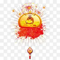 新春财神小年素材-空若网 新春财神小年素材-空若网