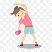 矢量 卡通手绘 减肥操-空若网 矢量 卡通手绘 减肥操-空若网