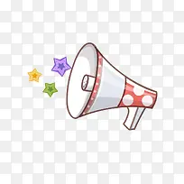 手绘喇叭图形-空若网 手绘喇叭图形-空若网