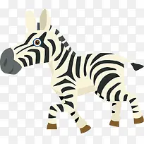 卡通斑马png矢量素材-空若网 卡通斑马png矢量素材-空若网