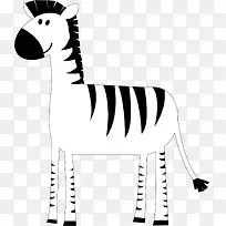 斑马矢量免抠素材-空若网 斑马矢量免抠素材-空若网