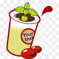 奶茶饮品矢量图-空若网 奶茶饮品矢量图-空若网