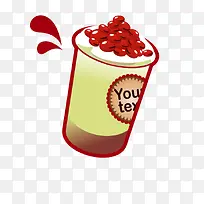 奶茶饮品矢量图-空若网 奶茶饮品矢量图-空若网