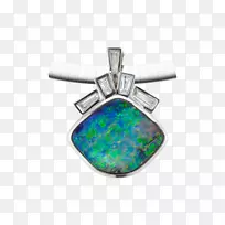 蛋白石珠宝宝石魅力及吊坠双面吊坠-空若网 蛋白石珠宝宝石魅力及吊坠双面吊坠-空若网