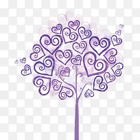 矢量爱心树-空若网 矢量爱心树-空若网