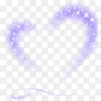 紫色星光爱心素材-空若网 紫色星光爱心素材-空若网