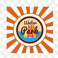 创意水上乐园矢量素材-空若网 创意水上乐园矢量素材-空若网