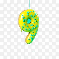 一个黄色的数字-空若网 一个黄色的数字-空若网