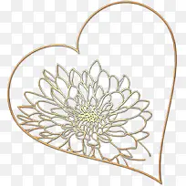 爱心复古菊花搭配-空若网 爱心复古菊花搭配-空若网